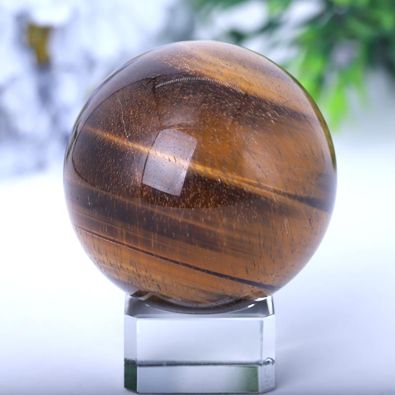 2.0"-4.0" Tiger Eye Sphere Wholesale Crystals