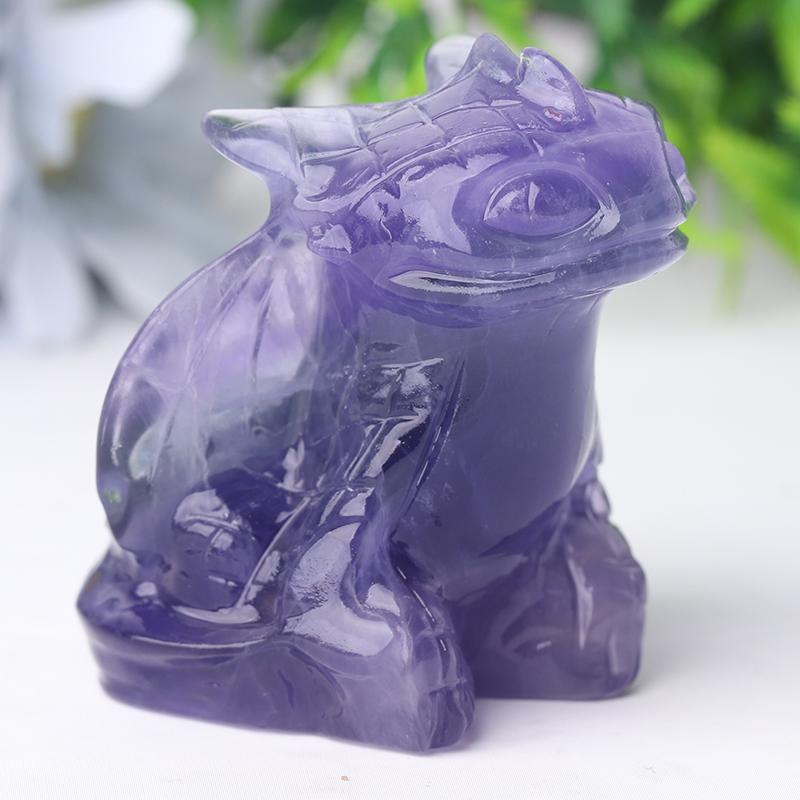 2.5" Fluorite Toothless Crystal Carvings Wholesale Crystals