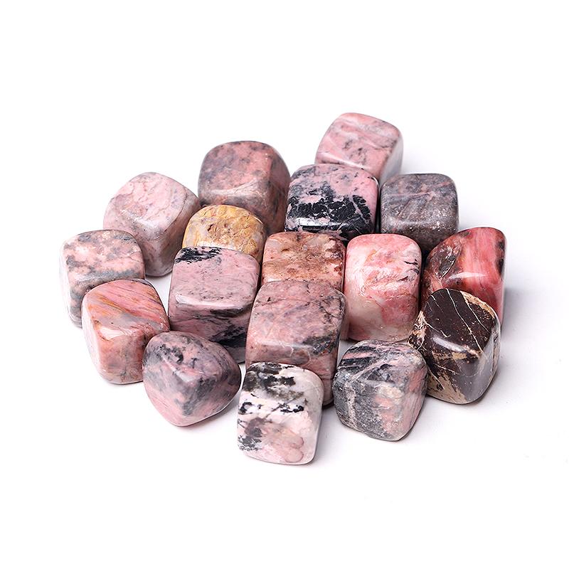 0.1kg 20mm-25mm Rhodonite Cubes Wholesale Crystals