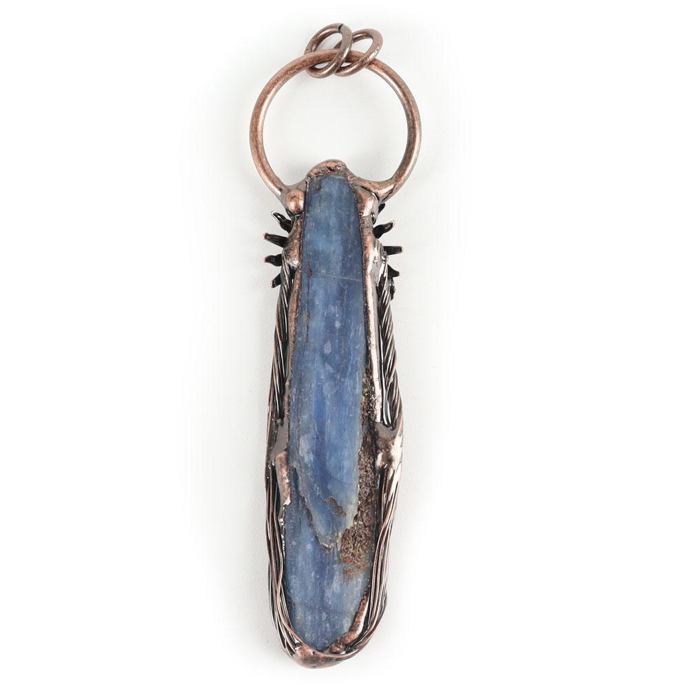 Natural Blue Kyanite Crystal Necklace Pendant For Woman Man Wholesale Crystals