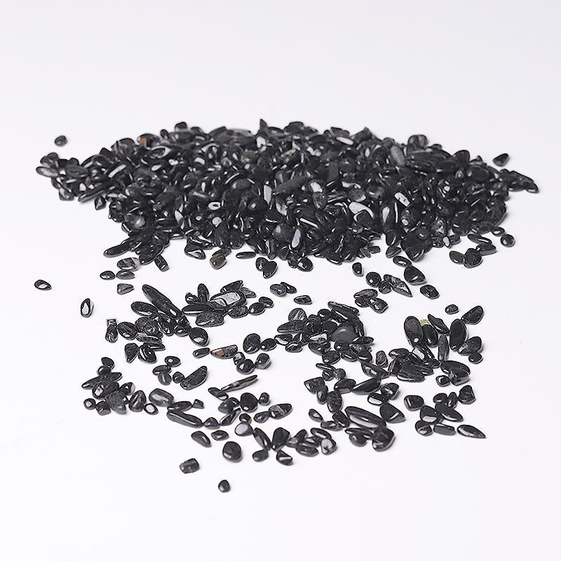 0.1kg Natural Black Tourmaline Chips Wholesale Crystals