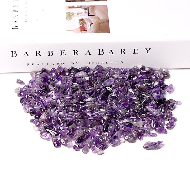 0.1kg 7-9mm High Quality Natural Amethyst Chips Wholesale Crystals