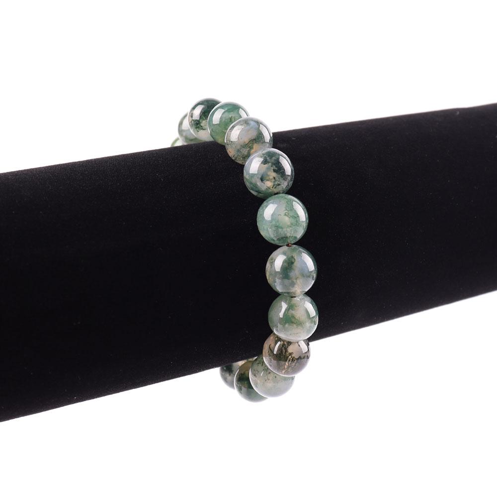 10mm Moss Agate Bracelet Wholesale Crystals