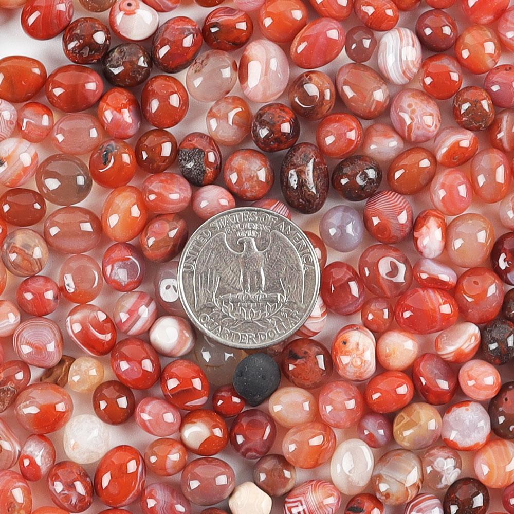 0.1kg Carnelian Tumbled Chips Stone Crushed Crystal Quartz Irregular Shaped Stones Wholesale Crystals