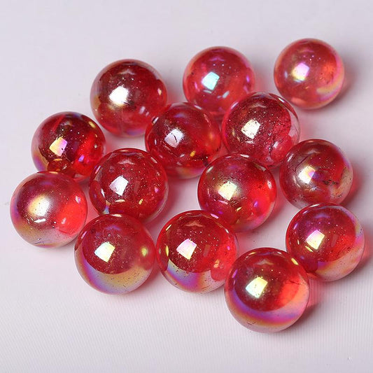 0.25kg Aura Red Crystal Spheres Wholesale Crystals
