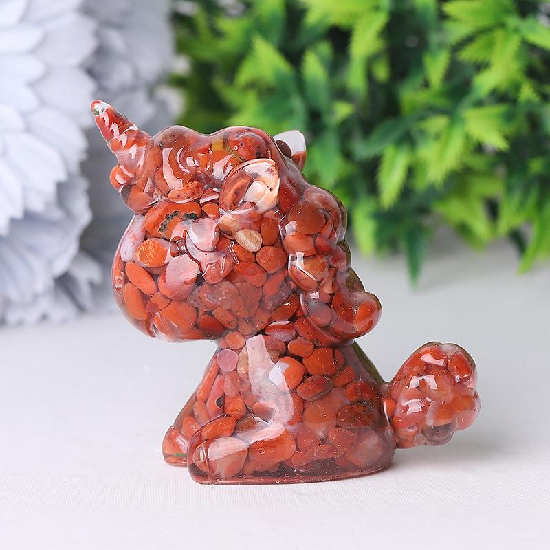 2.5"-3.0" Resin Unicorn Crystal Carvings Wholesale Crystals