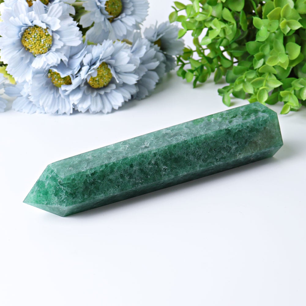 8" Green Strawberry Quartz Crystal Tower Wholesale Crystals