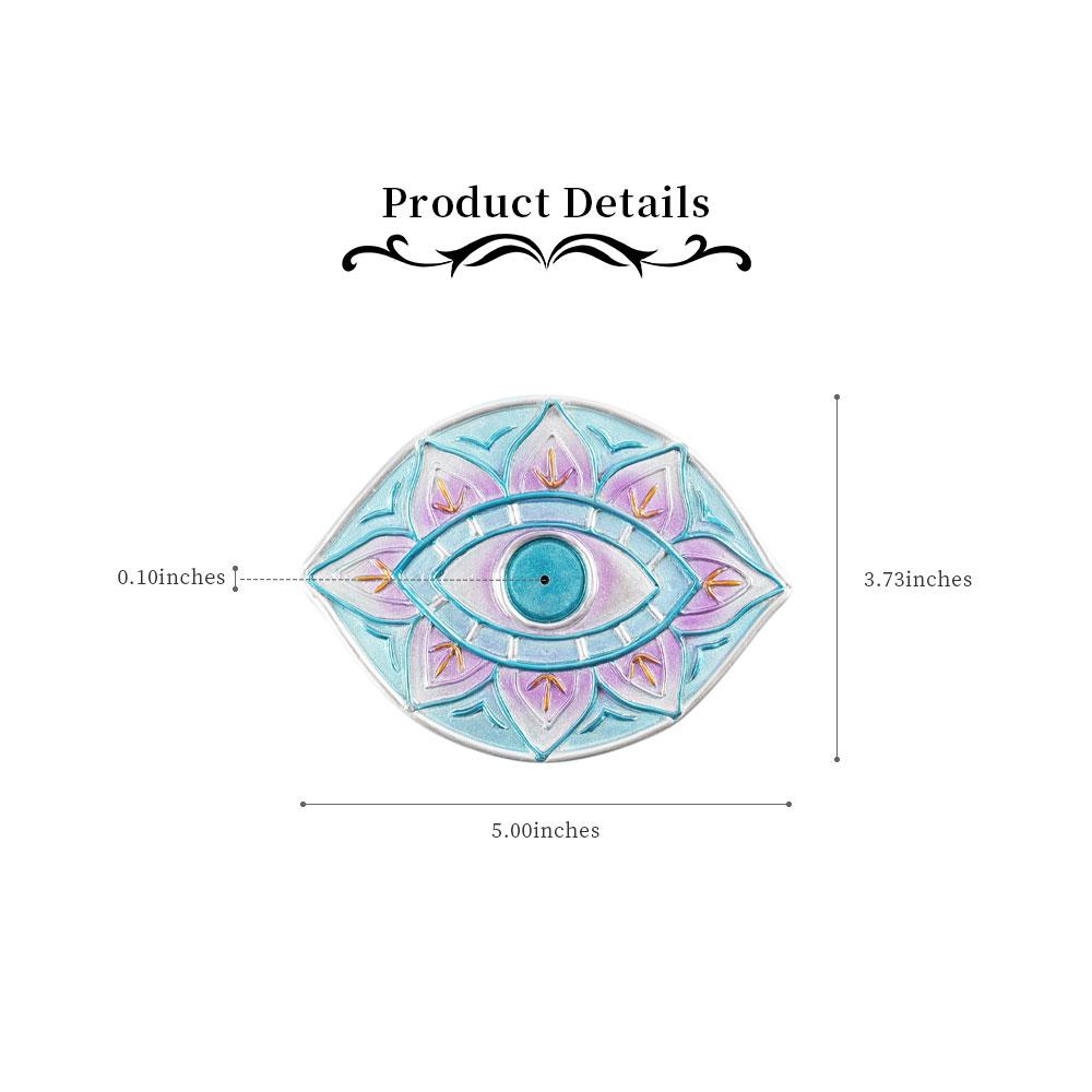 Resin Eye Shape Plate Incense Holder Wholesale Crystals