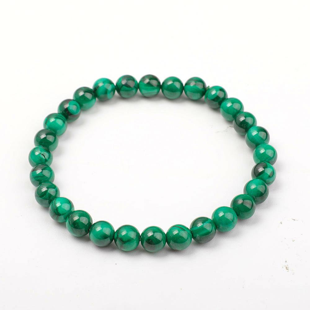 7mm Malachite Bracelet Wholesale Crystals