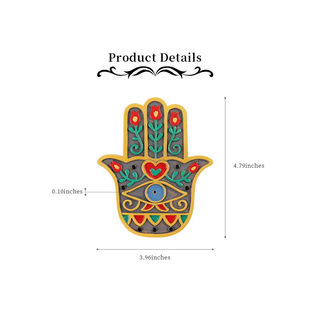 Resin Colorful Buddha Hand Plate Incense Holder Wholesale Crystals