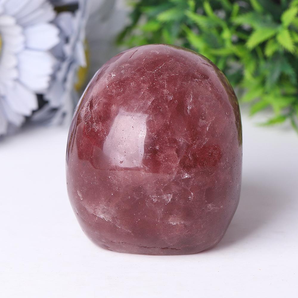 Strawberry Quartz Crystal Skull Carvings Wholesale Crystals