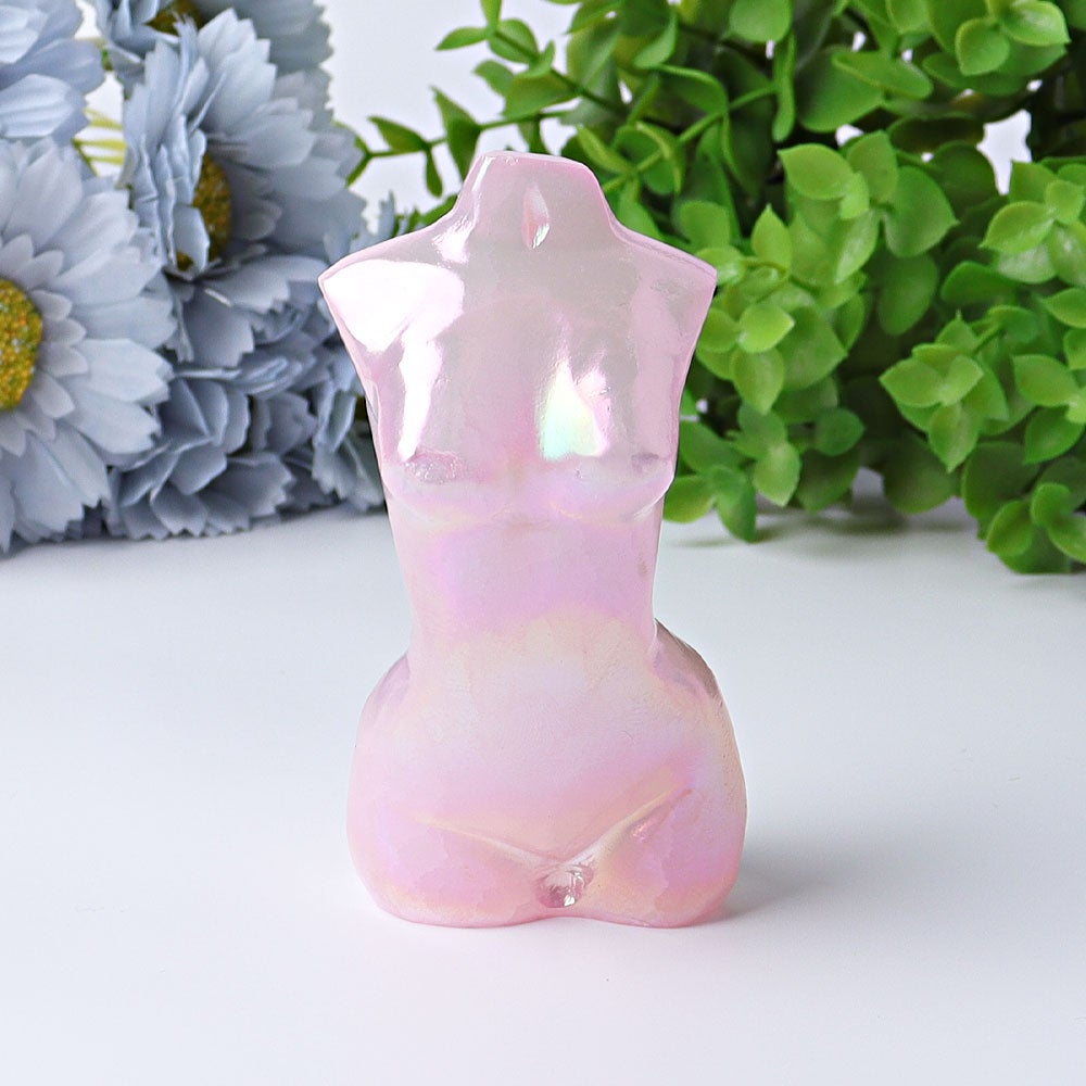 3.7" Aura Angel Woman Model Body Crystal Carvings Wholesale Crystals