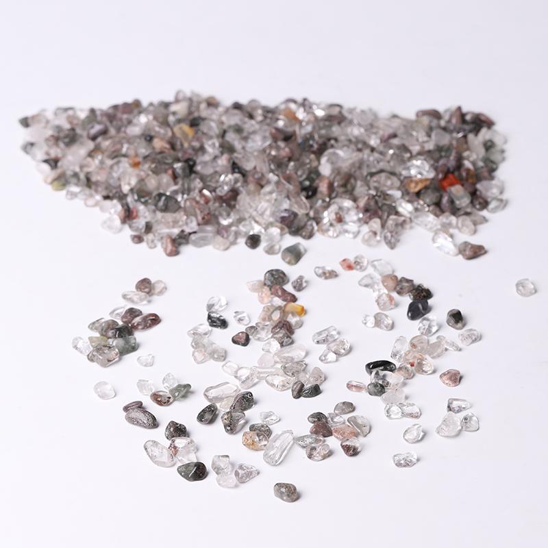 0.1kg 5-7mm Natural Garden Quartz Chips for Healing Wholesale Crystals