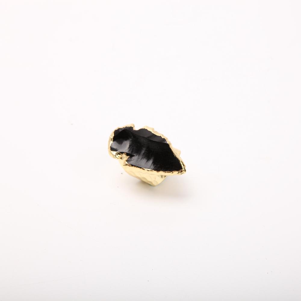 Black Obsidian Handmade Crystal Ring Wholesale Crystals