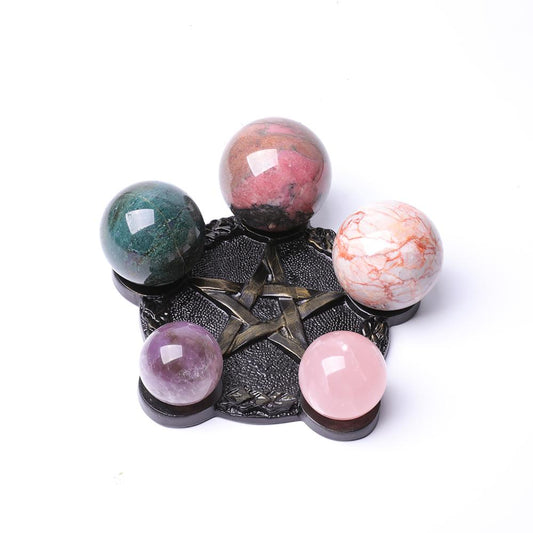 Resin Pentagram Plate Base Wholesale Crystals