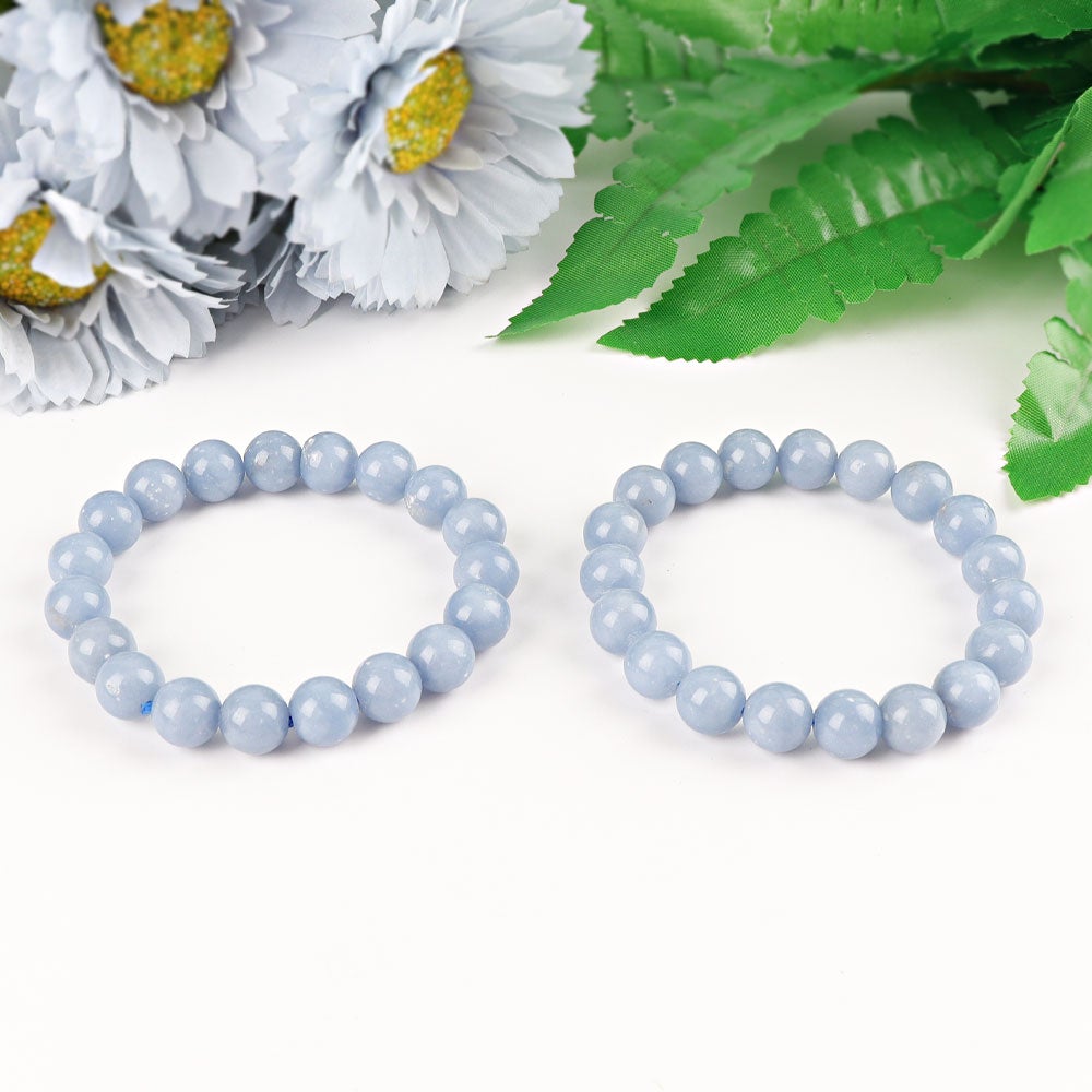 10mm Angelite Crystal Bracelet Wholesale Crystals