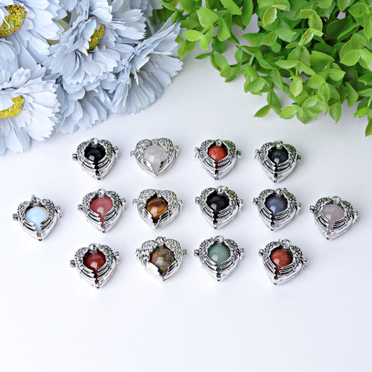 1.16" Heart Shape Crystal Pendant Wholesale Crystals