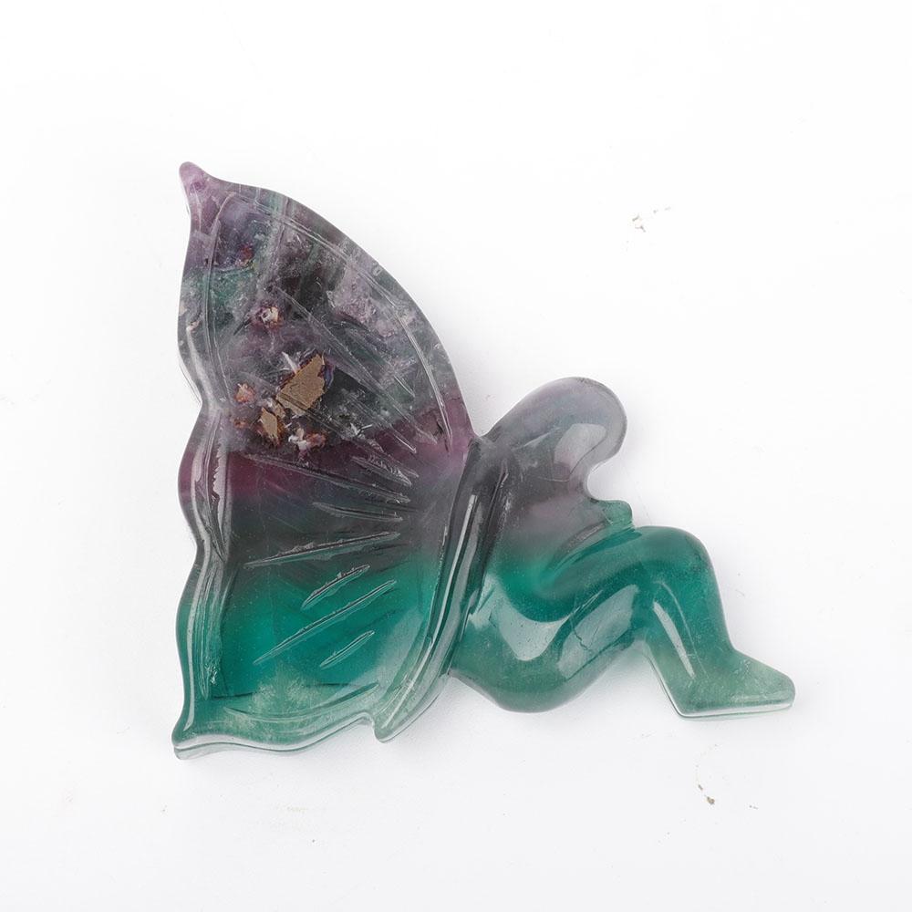 Fluorite Butterfly Carvings Wholesale Crystals