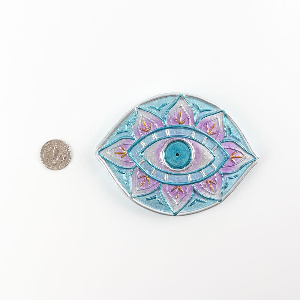 Resin Eye Shape Plate Incense Holder Wholesale Crystals