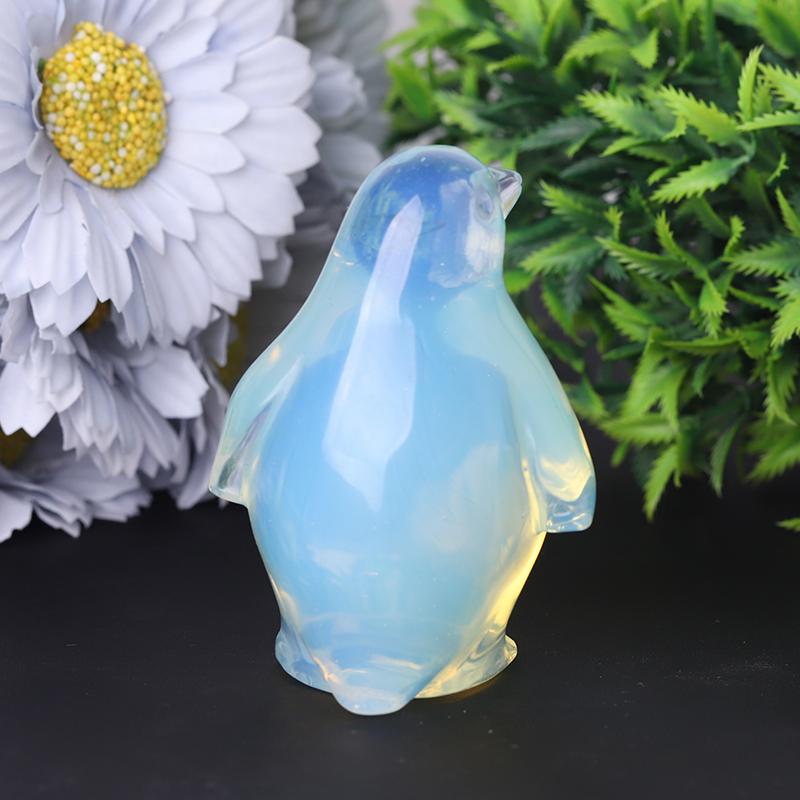 3" Opalite Penguin Crystal Carving Wholesale Crystals