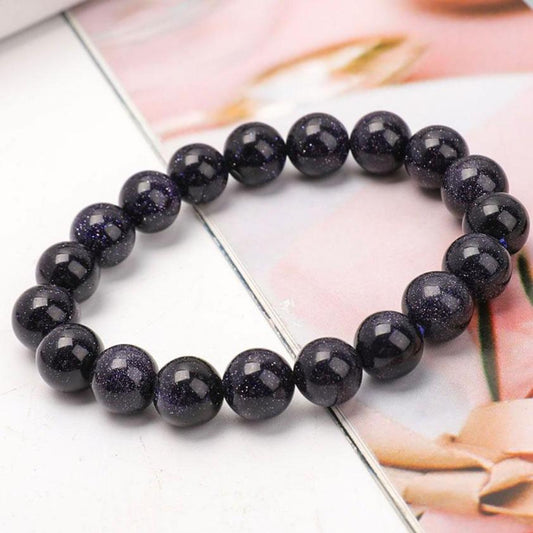 12mm Blue Sandstone Bracelet Wholesale Crystals