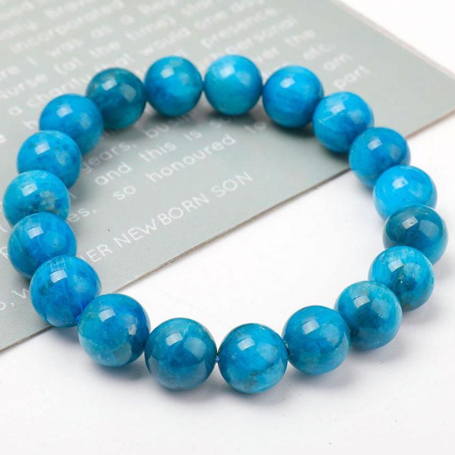 10.5mm Blue Apatite Bracelet Wholesale Crystals