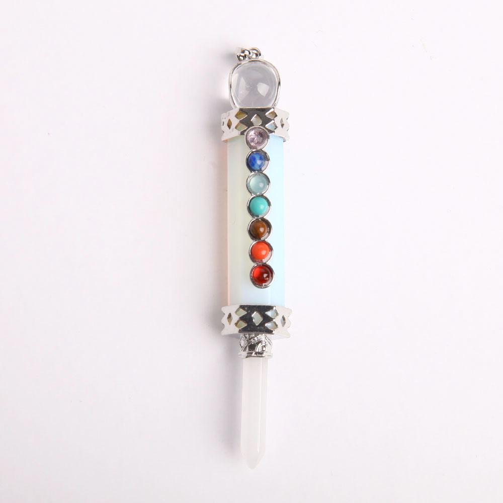 Crystal Jewelrys 7 Chakra Pendant Crystal Point Wholesale Crystals