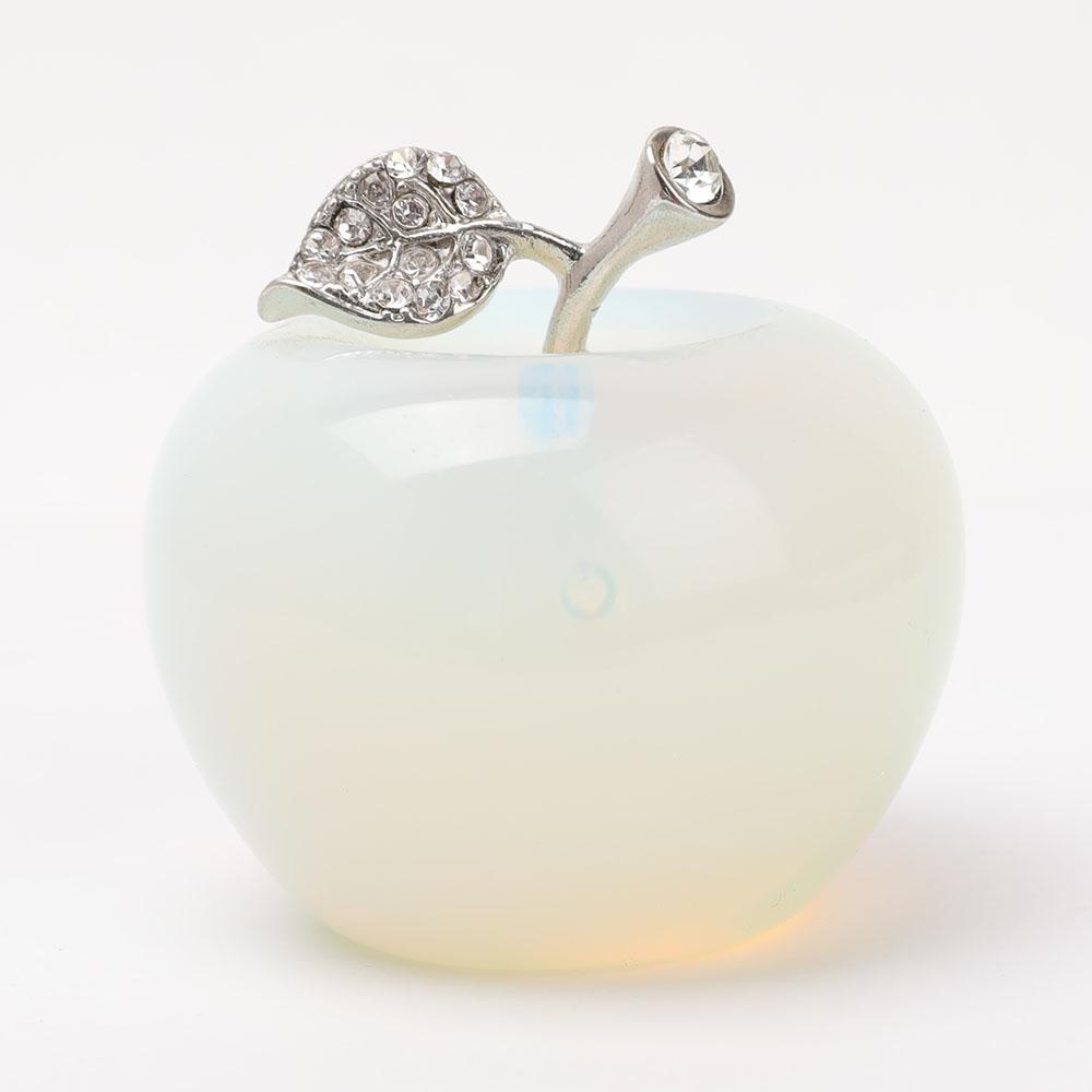 2" Crystal Apple Carvings Wholesale Crystals