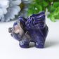 2.3" Sodalite Flying Pig Crystal Carvings Wholesale Crystals