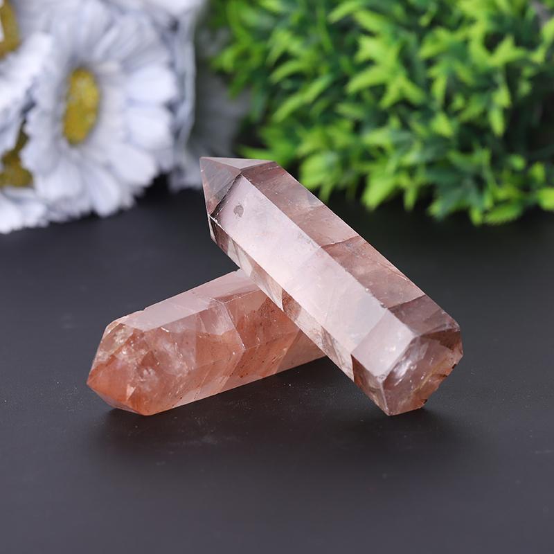 Wholesale Natural High Quality Fire Quartz Crystal Point Wholesale Crystals