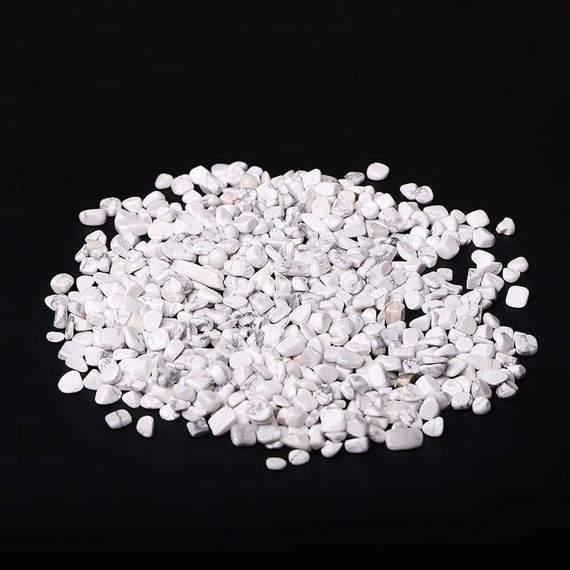 0.1kg Different Size Howlite Chips Crystal Chips for Decoration Wholesale Crystals