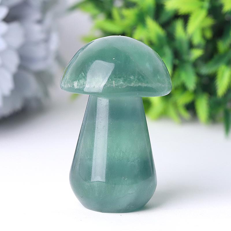 2" Fluorite Mushroom Crystal Carvings Wholesale Crystals