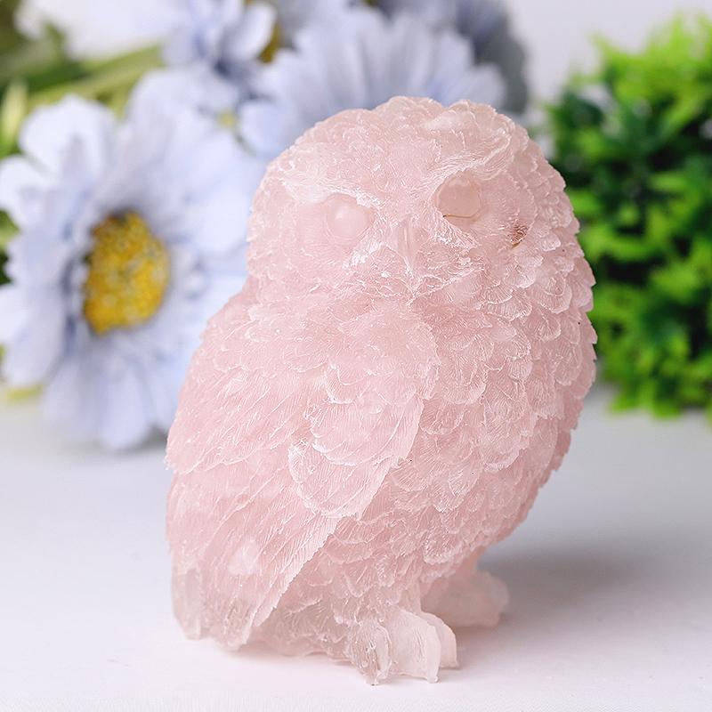 4" Owl Resin Crystal Carvings Wholesale Crystals