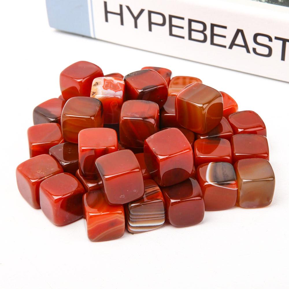 0.1kg Carnelian Cubes Bag Wholesale Crystals