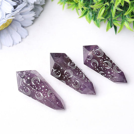 2.5" Amethyst Double Terminated Point Wholesale Crystals