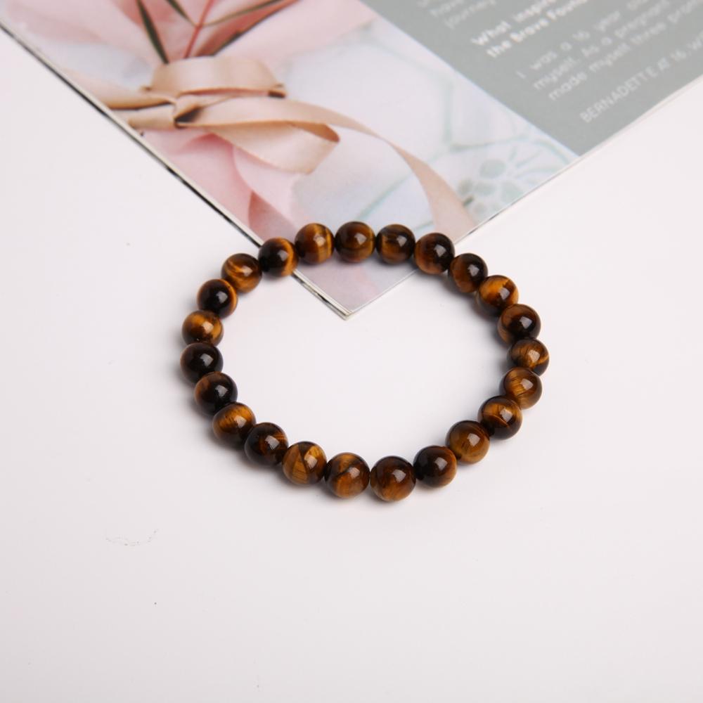 8mm Tiger Eye Crystal Bracelet Wholesale Crystals