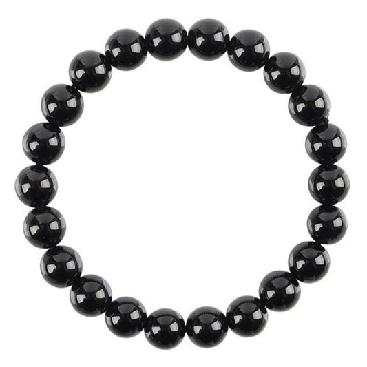 8mm Black Obsidian Bracelet Wholesale Crystals