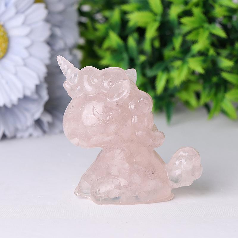 2.5"-3.0" Resin Unicorn Crystal Carvings Wholesale Crystals