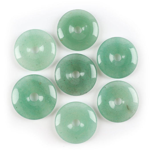 Aventurine Round Crystal Donut Pendant Wholesale Crystals