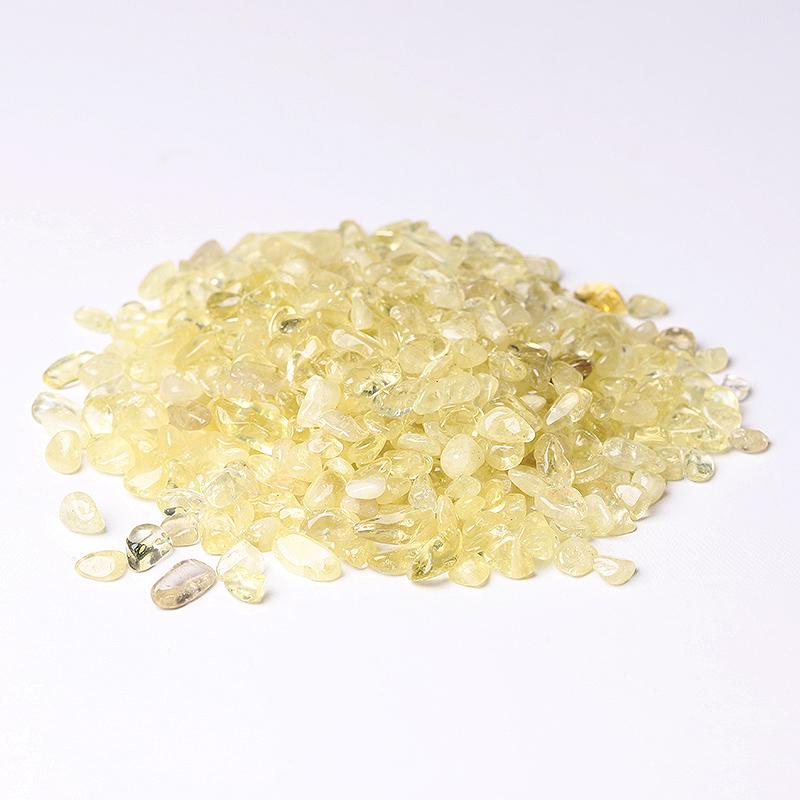 0.1kg Different Size Citrine Chips for Decoration Wholesale Crystals