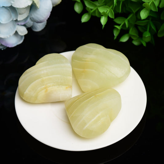 2.2" Afghan Jade Heart Crystal Carving Bulk Wholesale  Wholesale Crystals