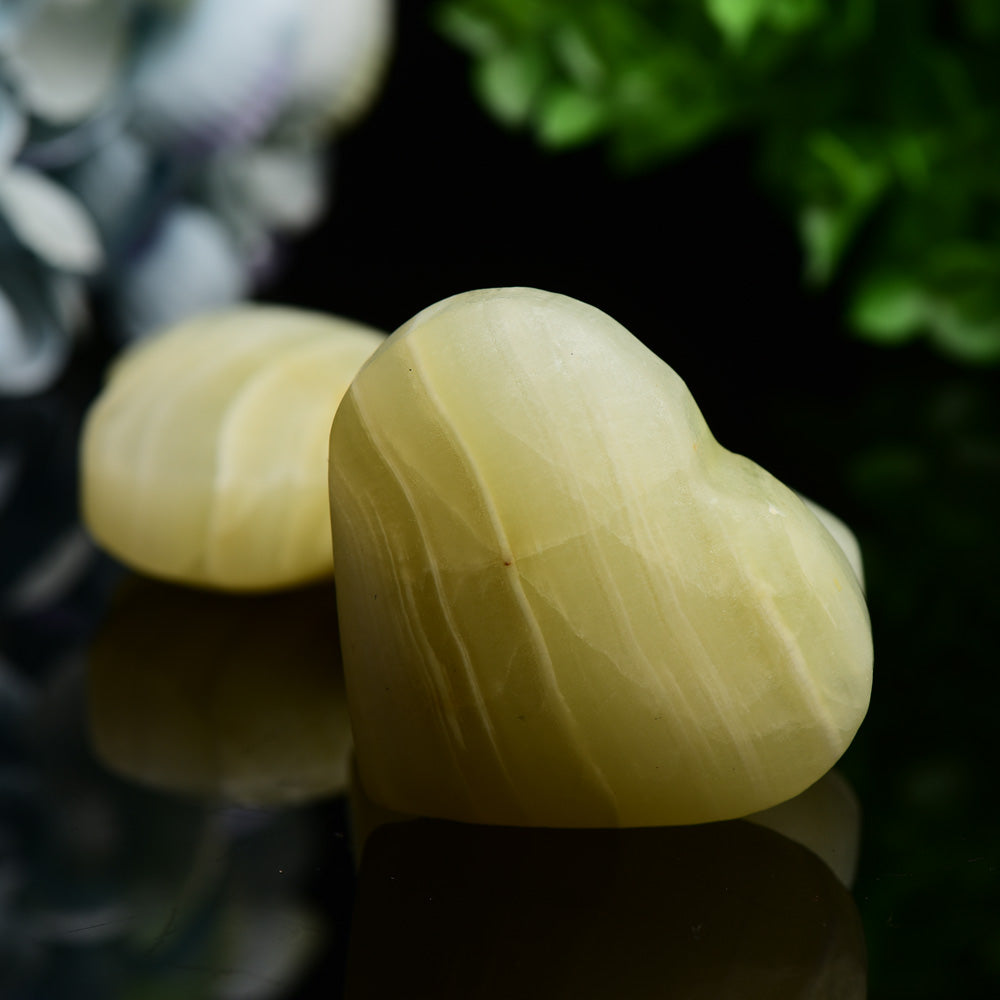 2.2" Afghan Jade Heart Crystal Carving Bulk Wholesale  Wholesale Crystals