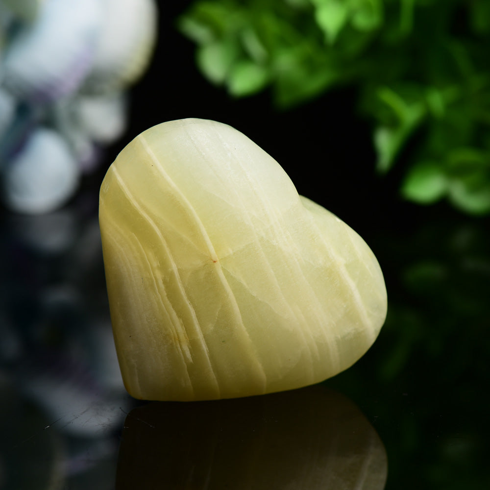 2.2" Afghan Jade Heart Crystal Carving Bulk Wholesale  Wholesale Crystals