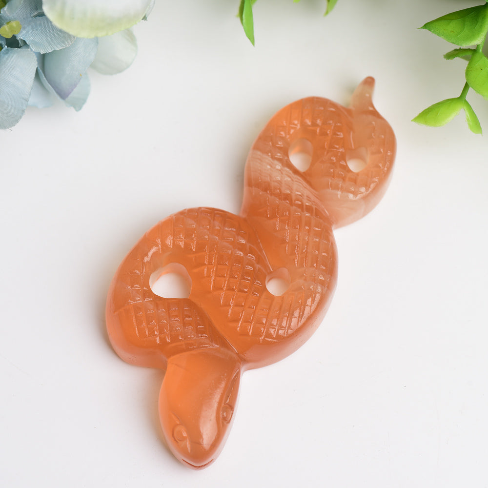 4.0" Snake Crystal Carving  Wholesale Crystals