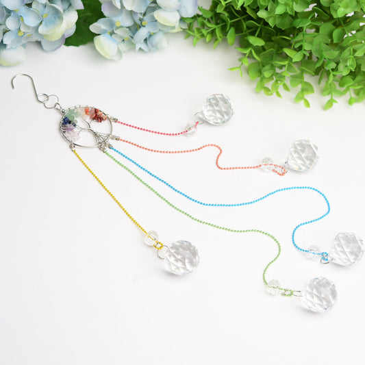 Life Tree Suncatcher Crystal Hanging  Wholesale Crystals