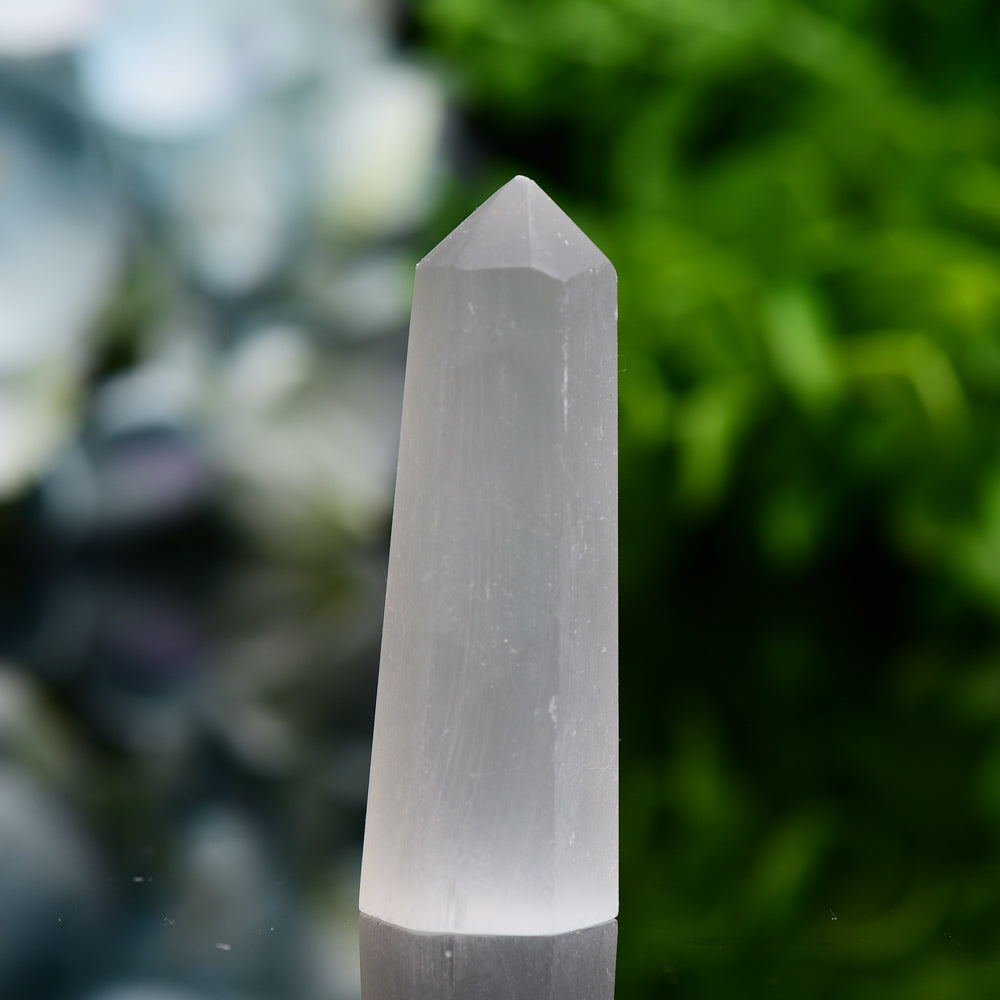 Set of 3 Selenite Points Bag  Wholesale Crystals