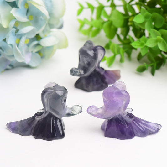 2.6" Fluorite Zero Dog Crystal Carving Bulk Wholesale  Wholesale Crystals