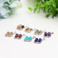 Mixed Crystal Flower Shape Pendant Bulk Wholesale  Wholesale Crystals