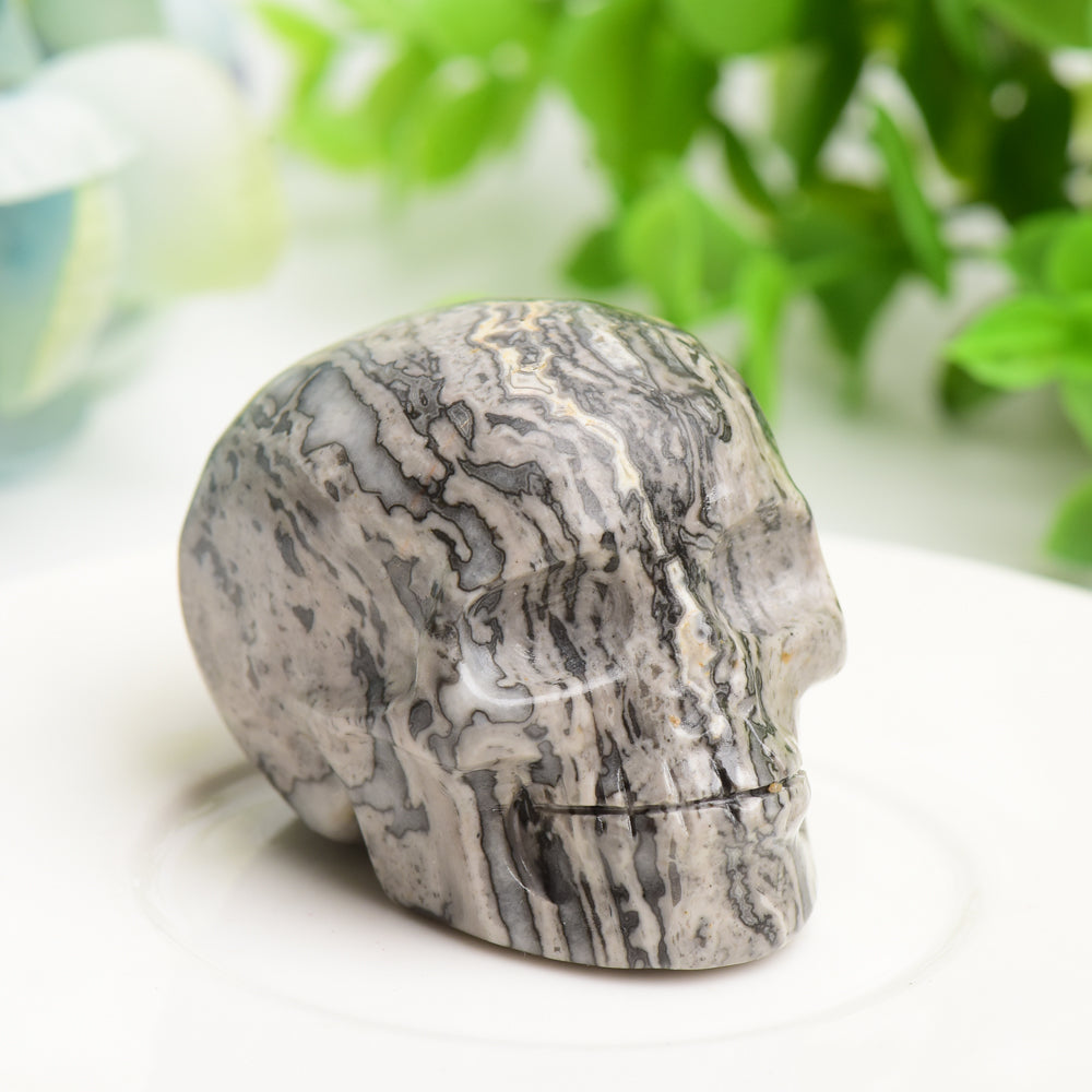 Mixed Crystal Skull Carving for Halloween Bulk Wholesale  Wholesale Crystals