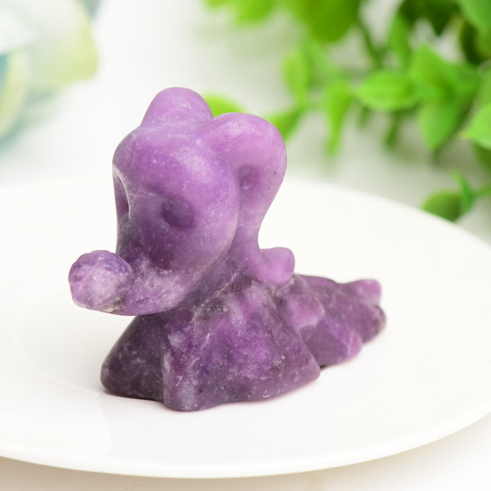 2.7" Purple Lepidolite Zero Dog Bulk Wholesale  Wholesale Crystals